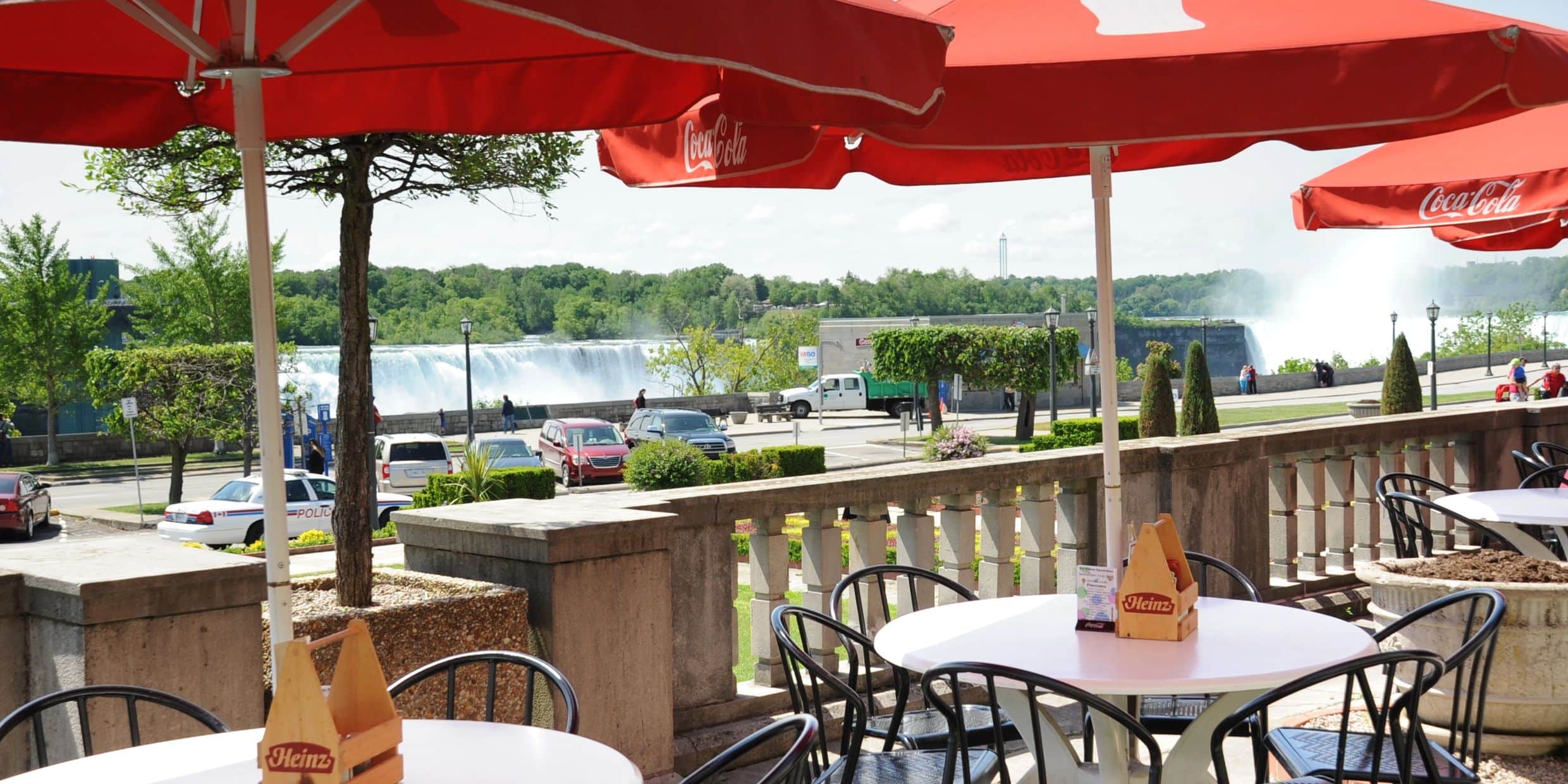 The Secret Garden Restaurant in Niagara Falls overlooks the American Falls