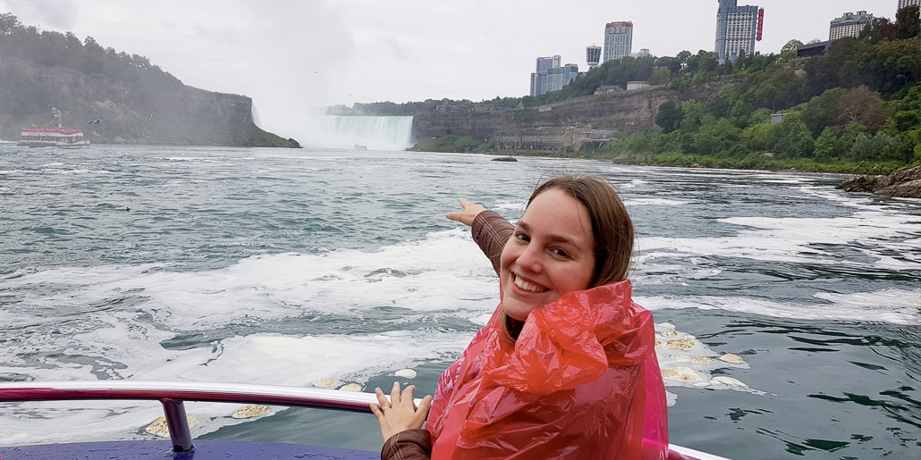 Toronto to Niagara Falls boat tour.